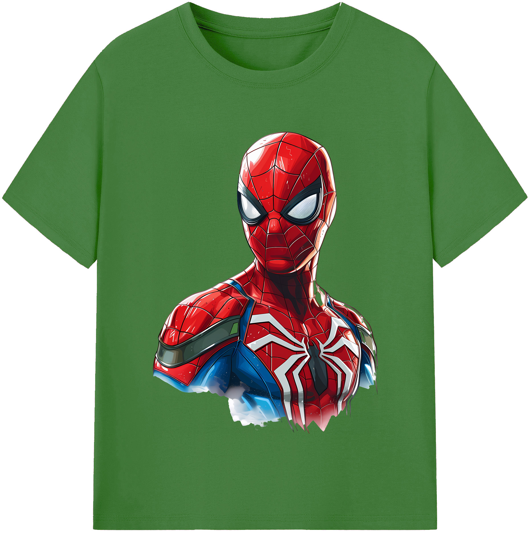 （画像用） Spider Man スパイダーマン レディースカジュアルプリントTシャツ（綿100％）